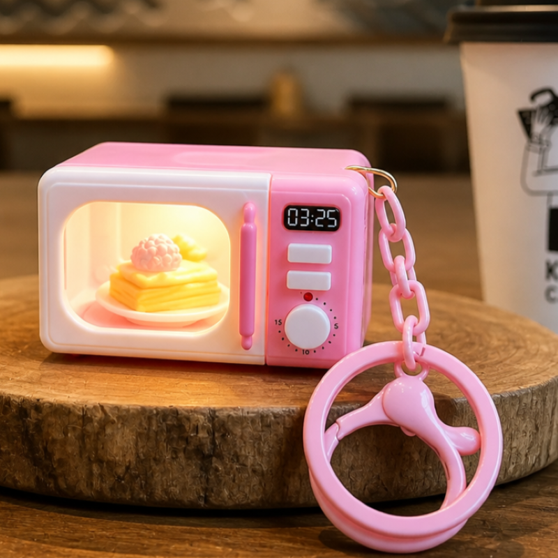 Móc khoá charm treo túi đồ chơi hoạt hình IDIGO FA4-2020, phụ kiện trang trí thiết bị gia dụng mini có đèn