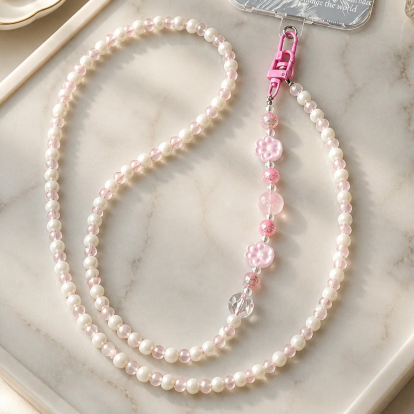 Dây treo điện thoại thời trang dễ thương IDIGO FA4 - 4006, móc khoá trang trí và phụ kiện charm túi nhiều màu