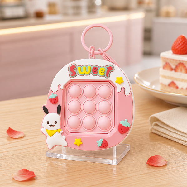  Charm đồ chơi xả tress dễ thương IDIGO FA4-2002, phụ kiện trang trí treo túi thời trang nhiều màu 