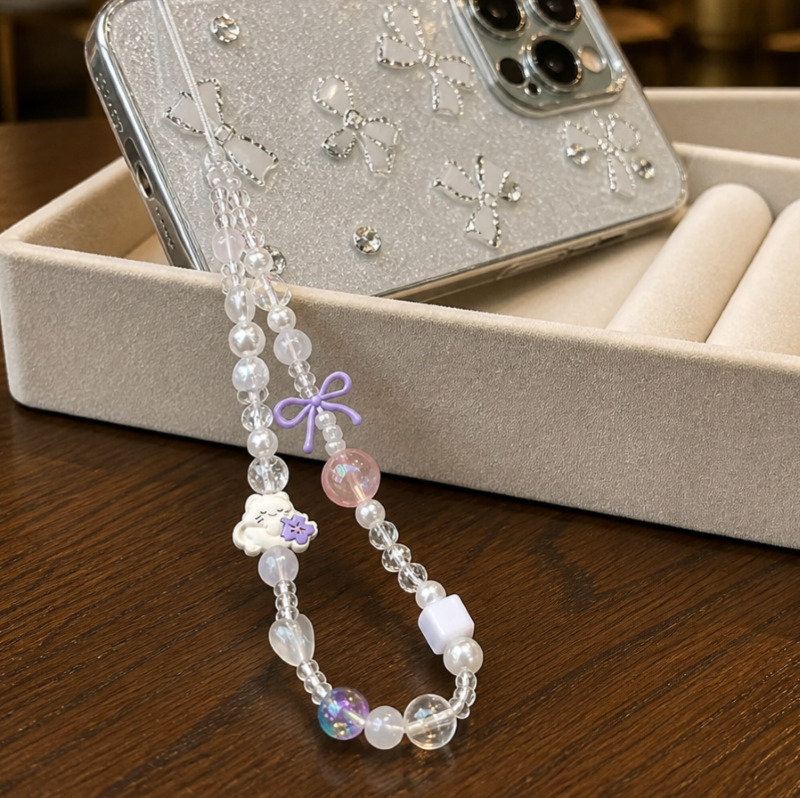 Charm phụ kiện túi thời trang nhiều màu IDIGO FA4 - 4011, móc khoá trang trí và phụ kiện treo túi dễ thương