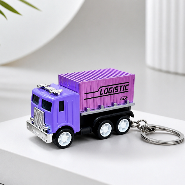  Móc khoá charm trang trí cool ngầu hình xe tải/nón bảo hiểm IDIGO FA4-2045, Phụ kiện trang trí túi xách cá tính 