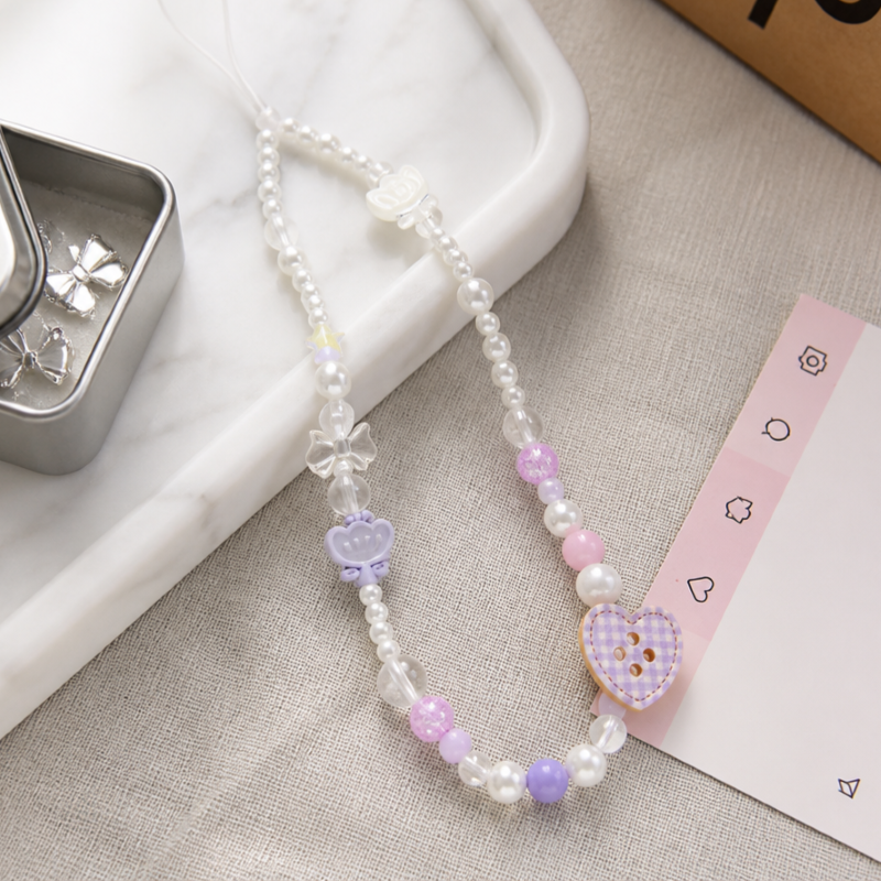 Charm phụ kiện túi thời trang nhiều màu IDIGO FA4 - 4011, móc khoá trang trí và phụ kiện treo túi dễ thương