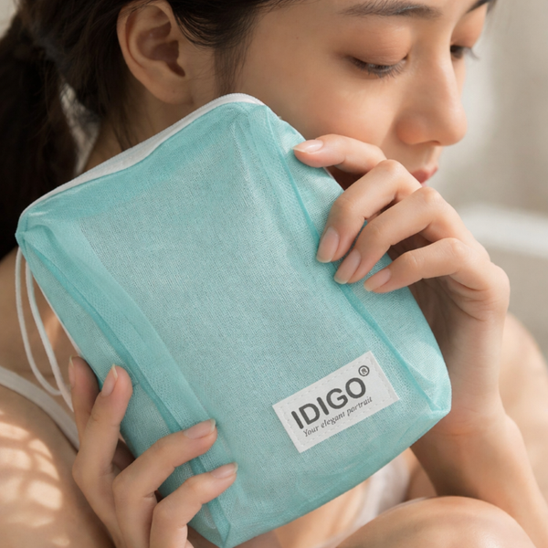  Túi đựng mỹ phẩm trong suốt chuyên dụng, túi lưới đựng đồ vệ sinh cá nhân mang theo du lịch, đi tập gym IDIGO FM4 - 1100 