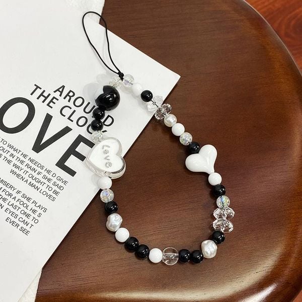  Charm hạt chuỗi treo điện thoại nữ IDIGO FA4 - 4014, phụ kiện trang trí túi xách đẹp cho nữ 