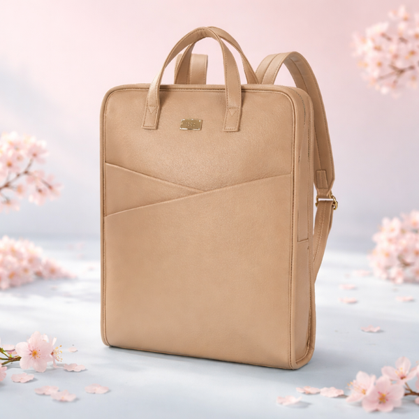  Balo da nam nữ đựng laptop 15.6 inch vạt xéo, Balo công sở cao cấp chứa tài liệu A4 IDIGO UBP2 - 6034 