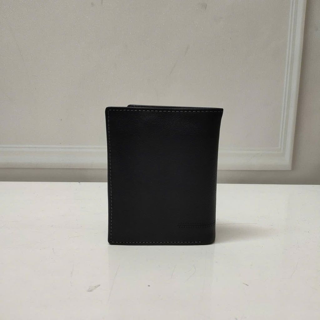 Ví nam da bò phom chữ nhật đứng, ví nam cầm tay lịch lãm tiện lợi IDIGO MW1 - 4328