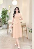  Đầm cổ vest eo nhấn cách điệu form dáng ôm - D3329 