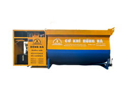 Máy trộn bê tông bồn ngang Hồng Hà 4 khối