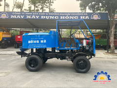 Xe trộn bê tông tự hành 12 bao 2 cầu Hồng Hà