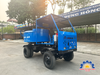 Xe trộn bê tông tự hành 12 bao 2 cầu Hồng Hà