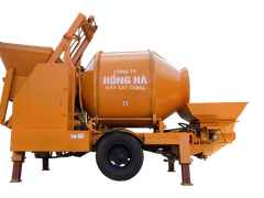 Máy bơm trộn bê tông Diesel Hồng Hà HBT20-350-65D
