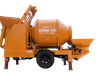Máy bơm trộn bê tông Diesel Hồng Hà HBT20-350-65D