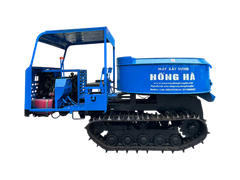 Xe trộn bê tông tự hành bánh xích