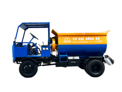 Máy trộn bê tông tự hành bồn ngang Hồng Hà 18 bao