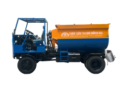 Máy trộn bê tông tự hành bồn ngang Hồng Hà 24 bao