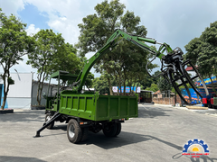 Máy gắp gỗ tự hành Hồng Hà đa chức năng