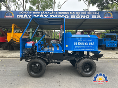 Máy trộn bê tông tự hành Hồng Hà 6 bao 2 cầu