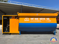 Máy trộn bê tông bồn ngang Hồng Hà 4 khối