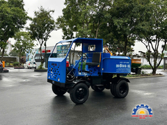 Xe trộn bê tông tự hành 12 bao 2 cầu Hồng Hà