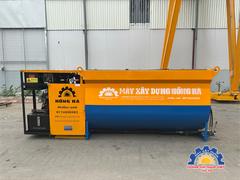 Máy trộn bê tông bồn ngang Hồng Hà 3 khối