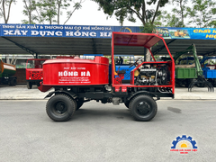 Xe trộn bê tông tự hành 15 bao 2 cầu Hồng Hà