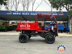 Xe trộn bê tông tự hành 12 bao 1 cầu Hồng Hà