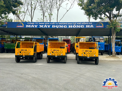 Xe rùa bánh lốp 2,5 khối