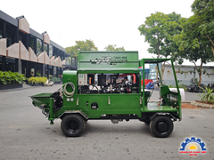 Xe bơm bê tông tĩnh tự hành Hồng Hà