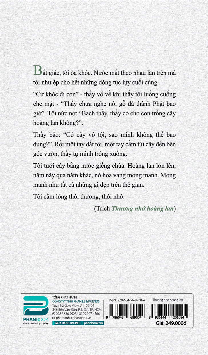 THƯƠNG NHỚ HOÀNG LAN
