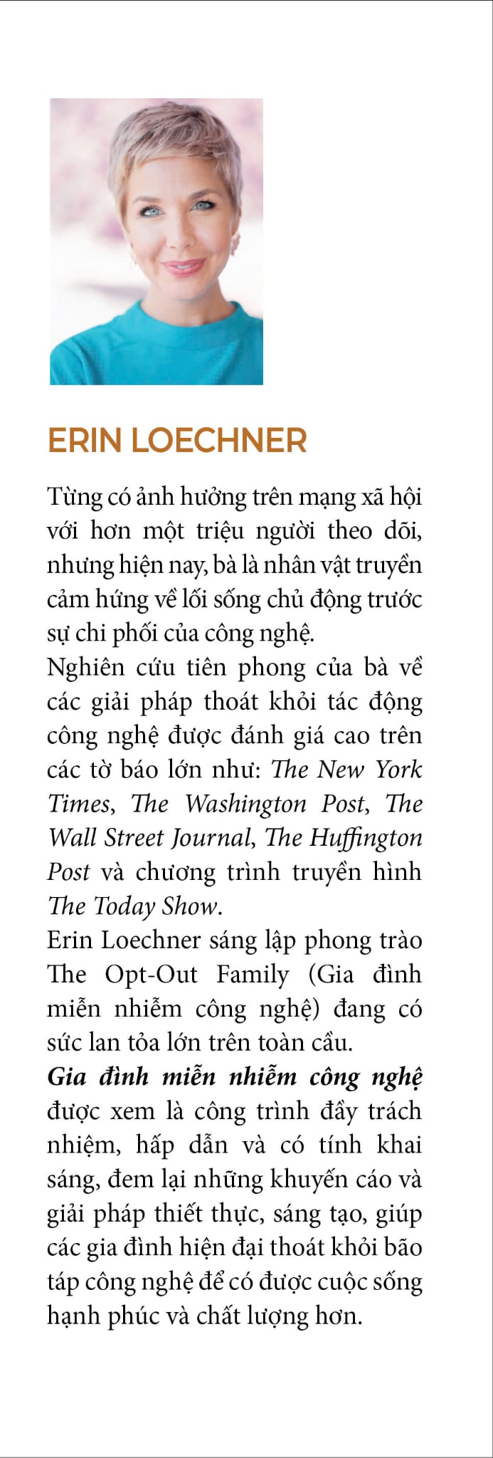 GIA ĐÌNH MIỄN NHIỄM CÔNG NGHỆ - ERIN LOECHNER