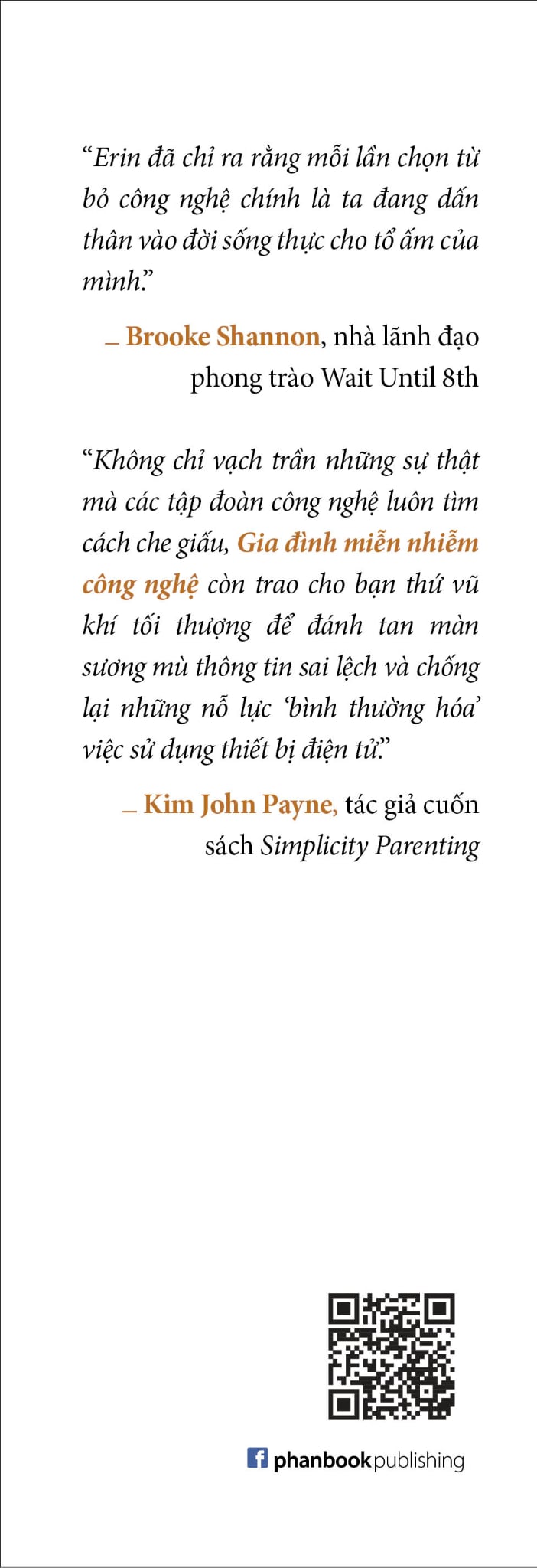 GIA ĐÌNH MIỄN NHIỄM CÔNG NGHỆ - ERIN LOECHNER