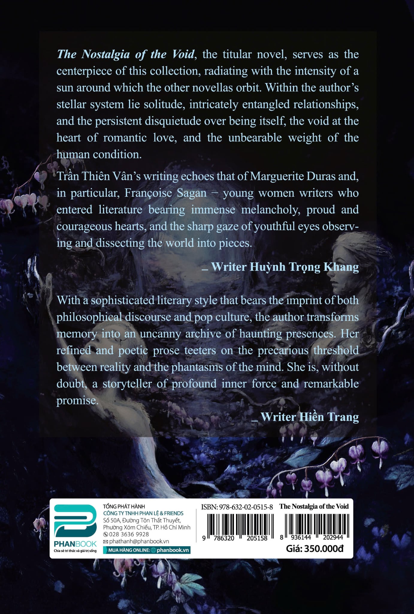 HOÀI NIỆM VỀ VỀ KHOẢNG TRỐNG (TIỂU THUYẾT) - TRẦN THIÊN VÂN (3 PHIÊN BẢN: TIẾNG VIỆT - TIẾNG ANH - TIẾNG PHÁP)
