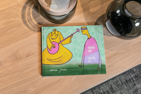 TRUYỆN KIỀU - NGUYỄN DU: 24 TRANH LÊ THIẾT CƯƠNG (SÁCH MÀU - BÌA CỨNG)