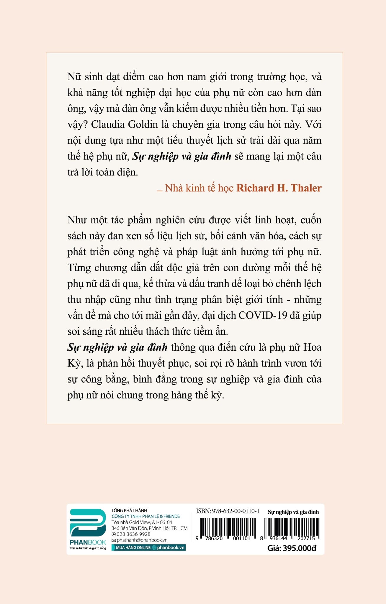 SỰ NGHIỆP VÀ GIA ĐÌNH - CLAUDIA GOLDIN