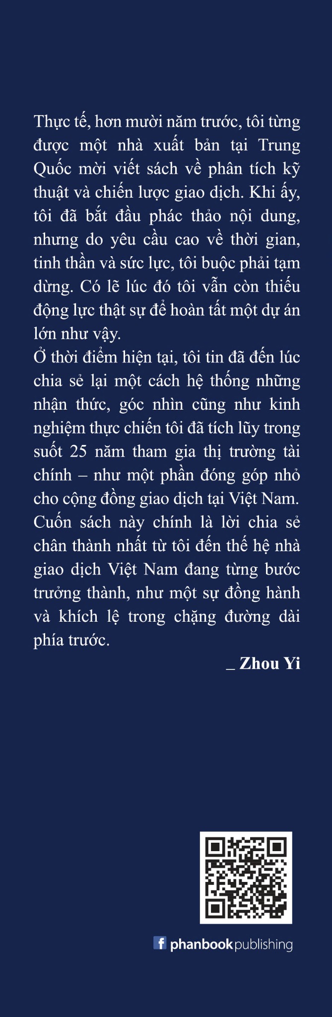 TÔI SINH RA ĐỂ GIAO DỊCH - ZHOU YI