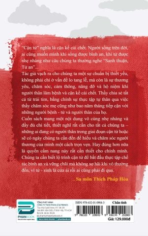 CHÂN TÌNH - CẨM NANG CHĂM SÓC NGƯỜI CẬN TỬ - THÍCH CHÂN PHÁP NGUYỆN