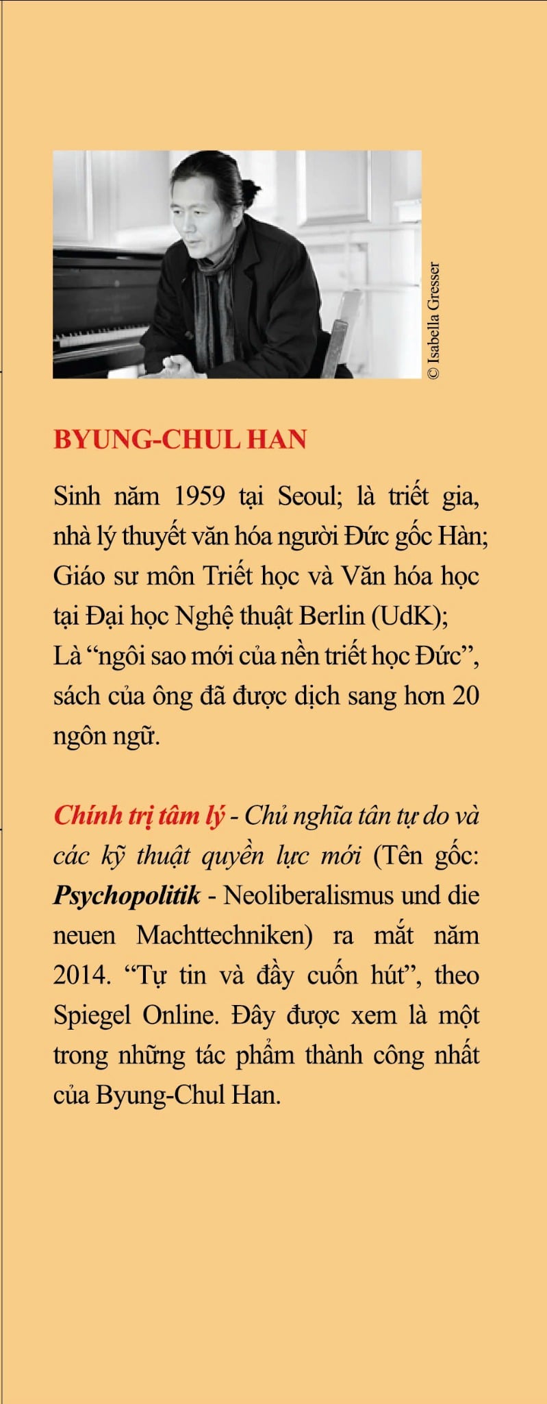 CHÍNH TRỊ TÂM LÝ - BYUNG-CHUL HAN