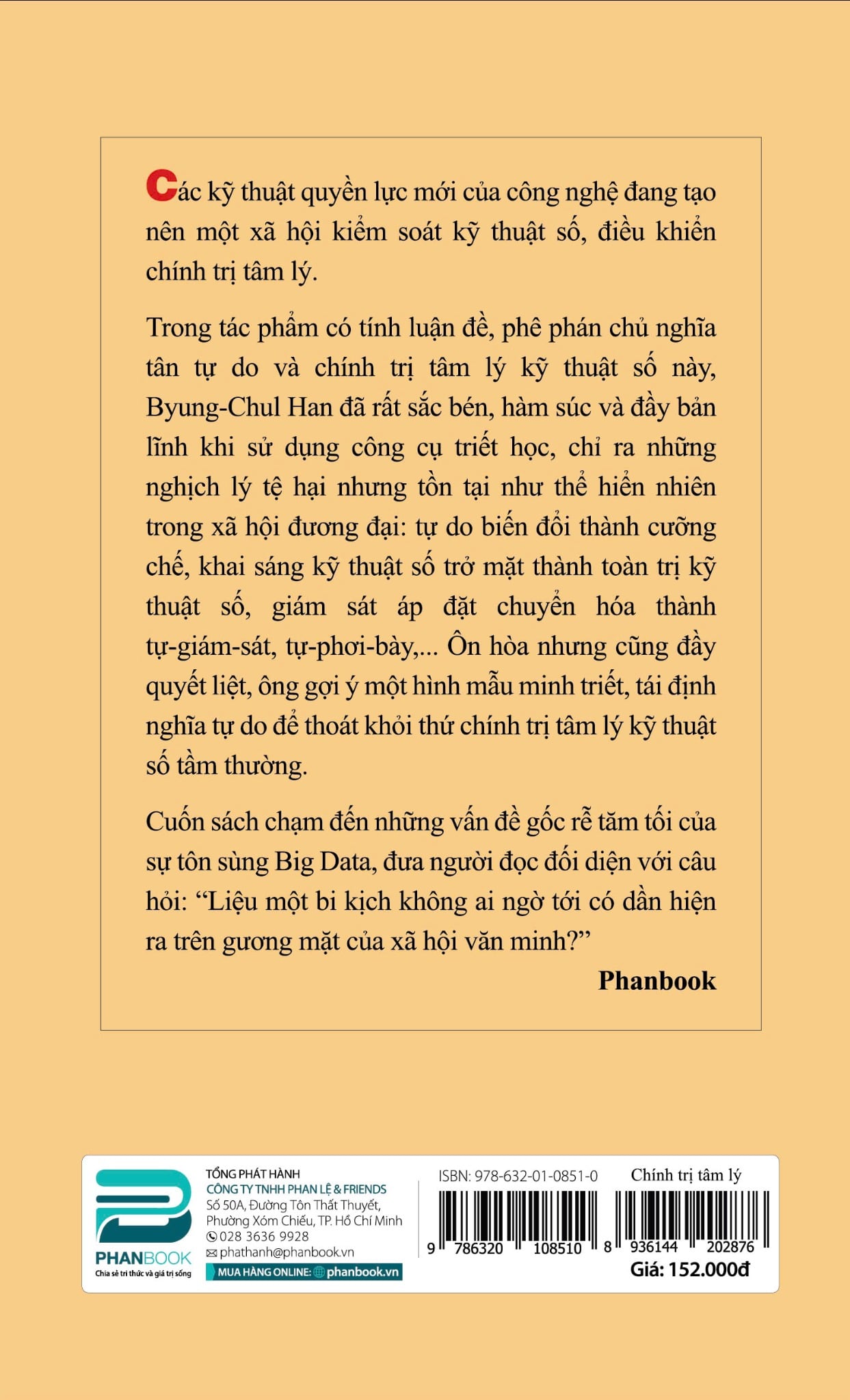 CHÍNH TRỊ TÂM LÝ - BYUNG-CHUL HAN