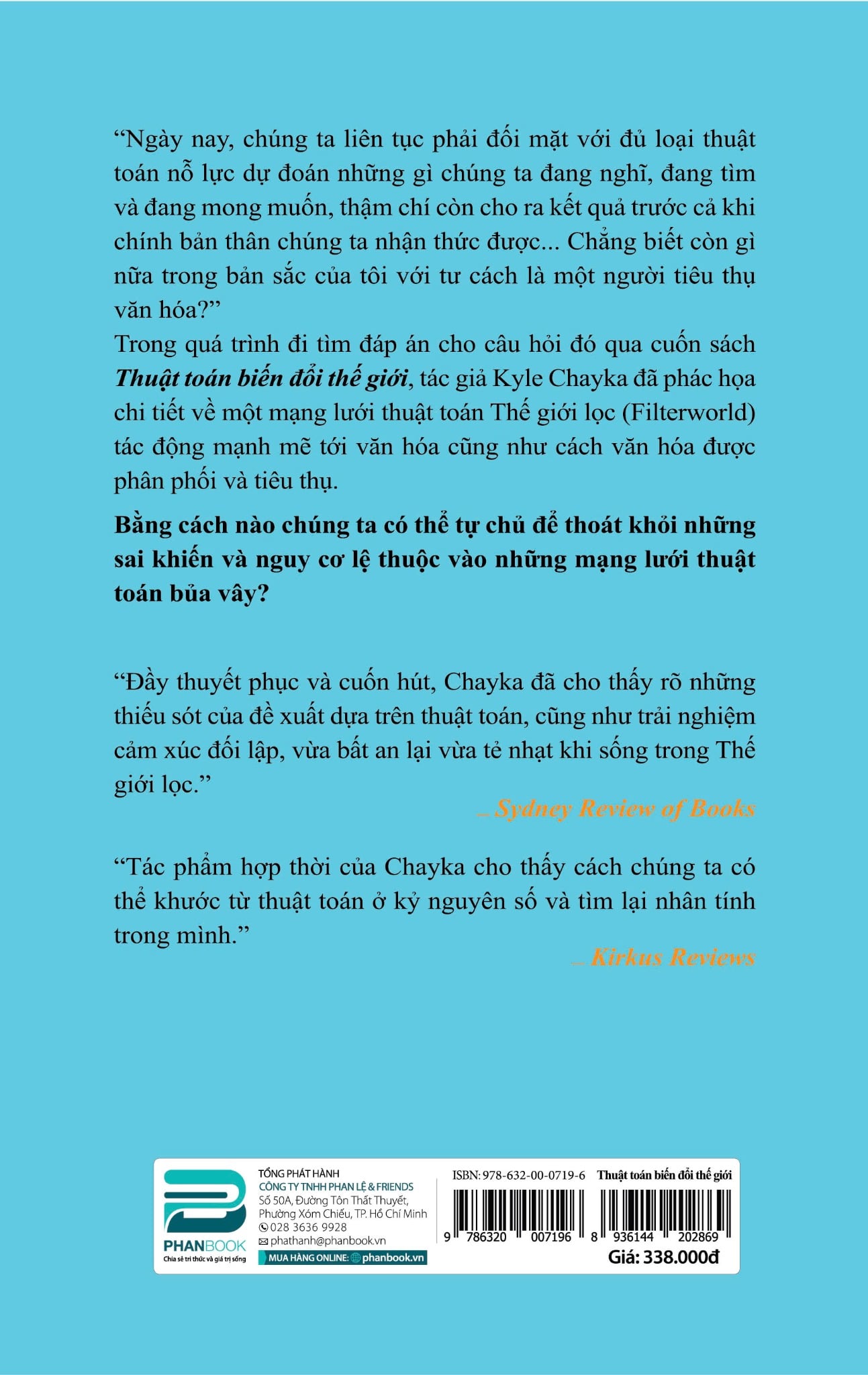 THUẬT TOÁN BIẾN ĐỔI THẾ GIỚI - KYLE CHAYKA