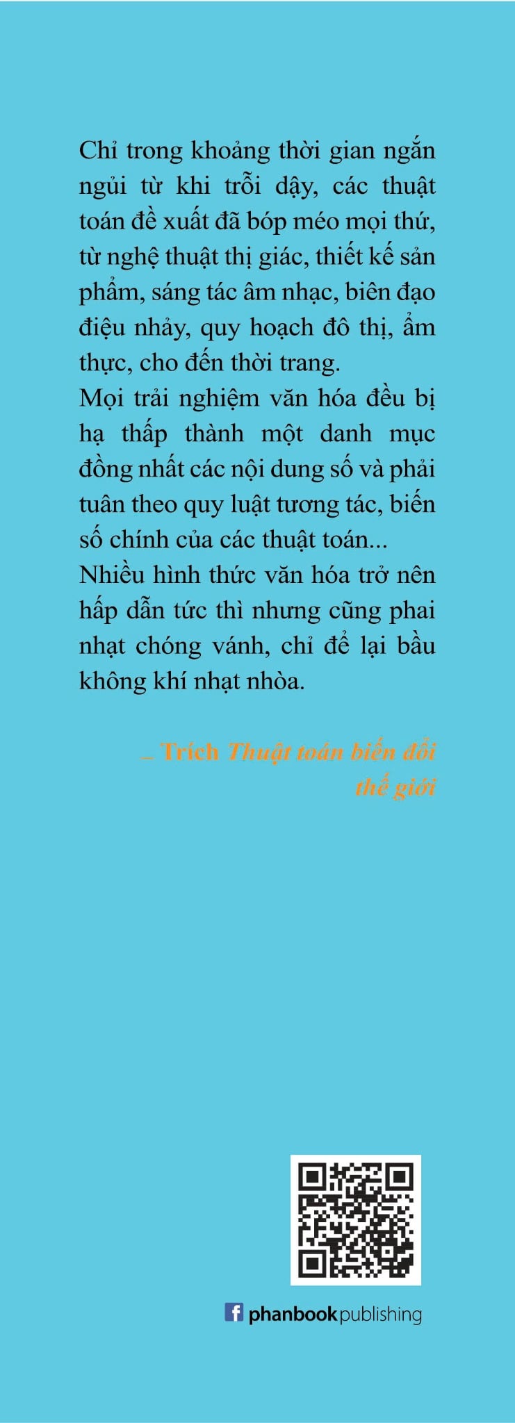 THUẬT TOÁN BIẾN ĐỔI THẾ GIỚI - KYLE CHAYKA