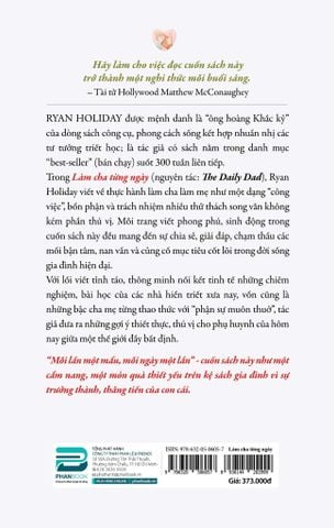 LÀM CHA TỪNG NGÀY - RYAN HOLIDAY