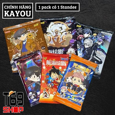 Chính hãng KAYOU - Pack nhân phẩm Standee Conan, One Piece, Jujutsu Kaisen, Blue Lock