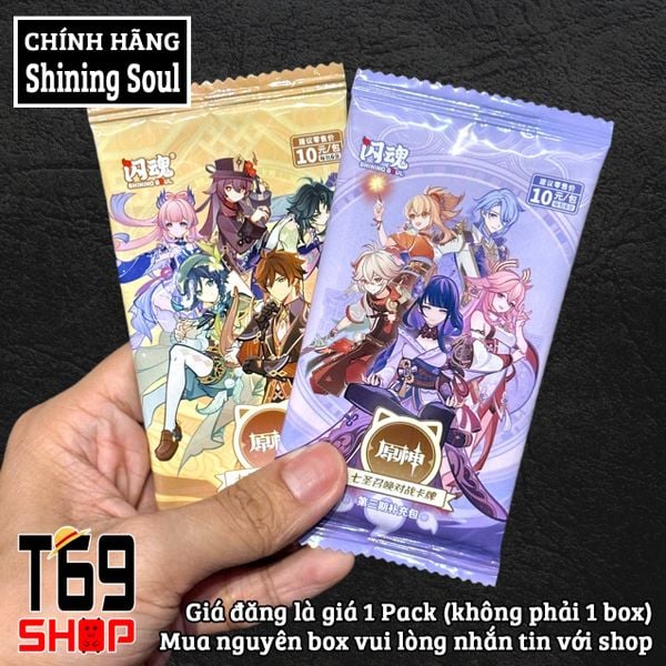 Chính Hãng Shining Soul - Pack thẻ nhân phẩm Genshin Impact Genius Invokation TCG Vol 2