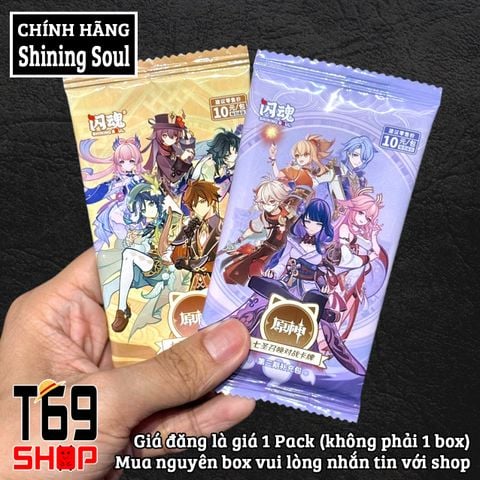 Chính Hãng Shining Soul - Pack thẻ nhân phẩm Genshin Impact Genius Invokation TCG Vol 2