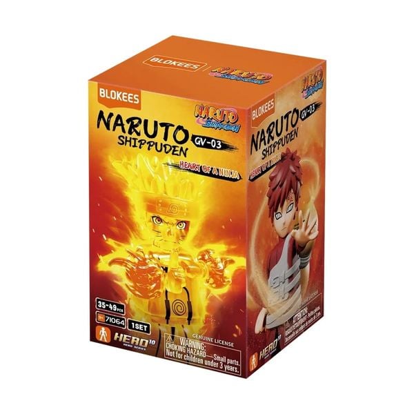 Mô Hình Blind box Naruto Shippuden - GV03 Heart of a Ninja (Blokees)