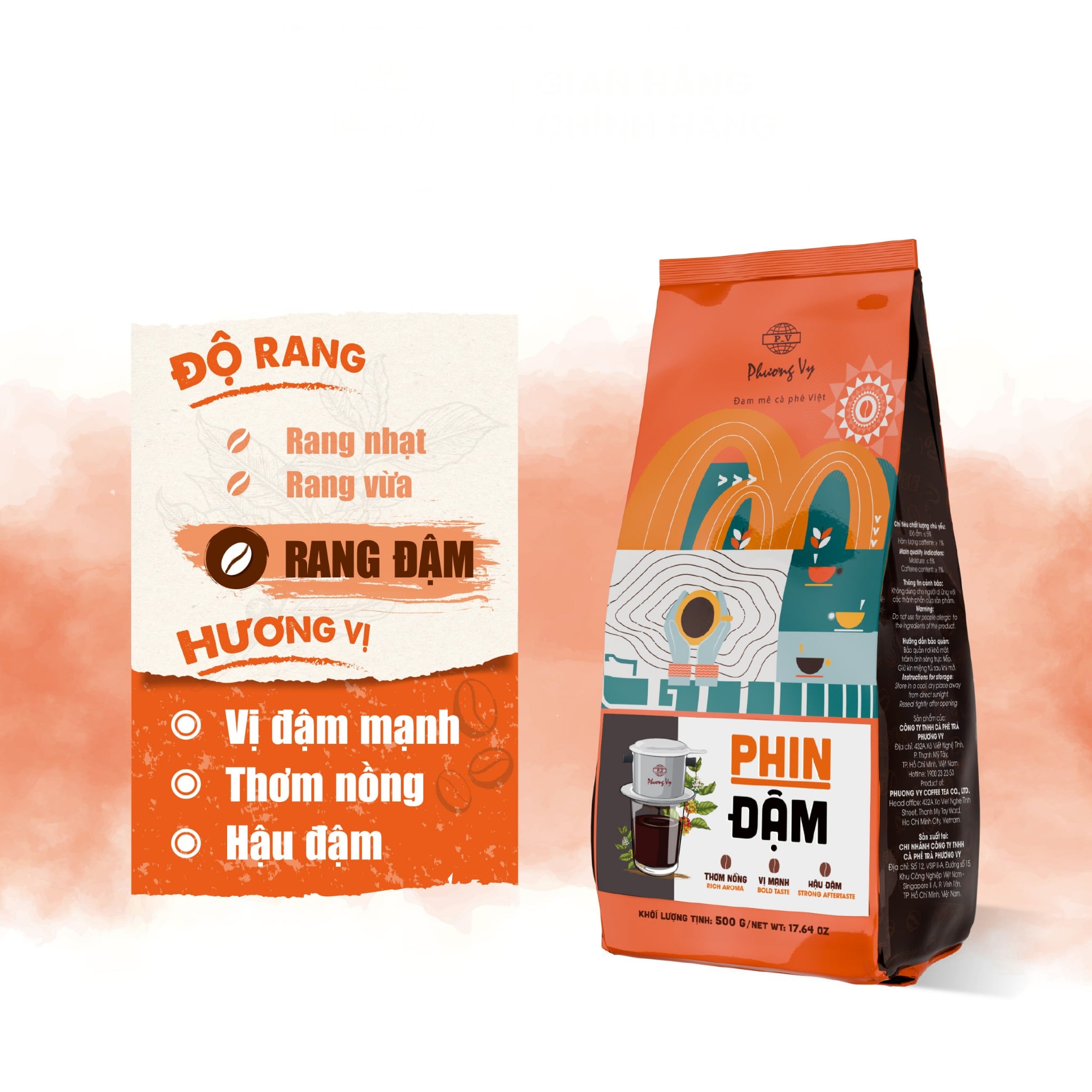 Cà Phê Phin Đậm - 500g