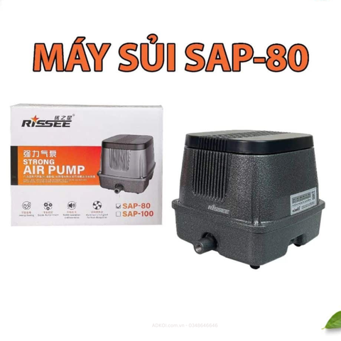 Máy Sủi Khí Hồ Cá Rissee SAP 30 – 50 – 80 – 100 – 120 – 160 – 200 – 260