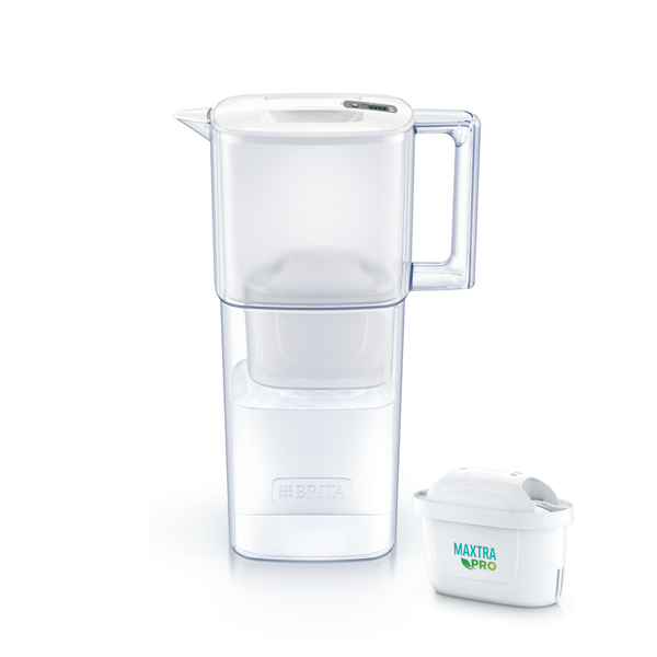 Bình lọc nước BRITA Liquelli White 2.2L (có sẵn 1 lõi lọc Maxtra Pro 150L)
