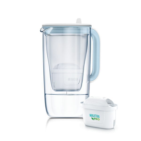 Bình lọc nước BRITA thủy tinh Glass Jug One 2.5L (có sẵn 1 lõi Maxtra Pro)