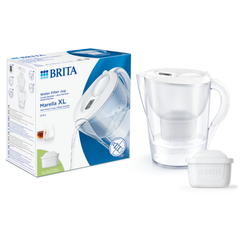 Bình lọc nước Brita Marella XL White 3.5L (có sẵn 1 lõi lọc Maxtra Pro) - Thương hiệu Đức